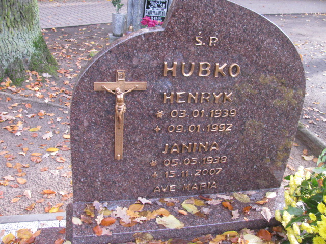 Janina Hubko  1938 Słubice - Grobonet - Wyszukiwarka osób pochowanych