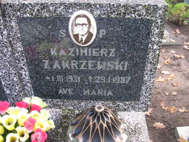 Kazimierz Adam Zakrzewski 1931 Słubice - Grobonet - Wyszukiwarka osób pochowanych