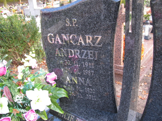 Andrzej Gancarz 1911 Słubice - Grobonet - Wyszukiwarka osób pochowanych