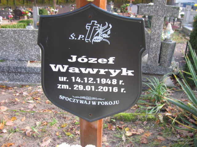 Józef Wawryk 1948 Słubice - Grobonet - Wyszukiwarka osób pochowanych