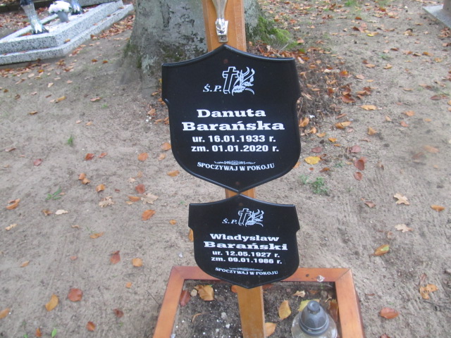 Władysław Barański 1927 Słubice - Grobonet - Wyszukiwarka osób pochowanych