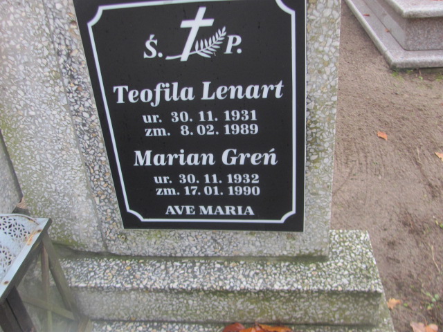 Marian Greń 1932 Słubice - Grobonet - Wyszukiwarka osób pochowanych