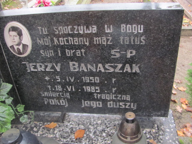 Jerzy Banaszak 1950 Słubice - Grobonet - Wyszukiwarka osób pochowanych