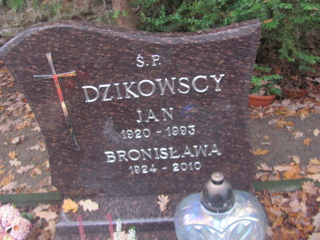 Bronisława Dzikowska 1924 Słubice - Grobonet - Wyszukiwarka osób pochowanych