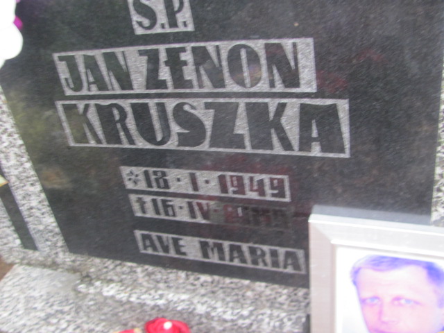 Jan Zenon Kruszka 1949 Słubice - Grobonet - Wyszukiwarka osób pochowanych