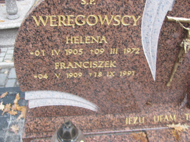 Helena Weręgowska 1905 Słubice - Grobonet - Wyszukiwarka osób pochowanych