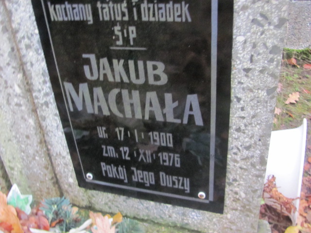 Jakub Machała 1900 Słubice - Grobonet - Wyszukiwarka osób pochowanych