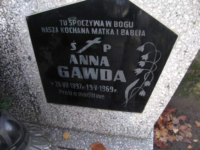 Elżbieta Gawda 1961 Słubice - Grobonet - Wyszukiwarka osób pochowanych