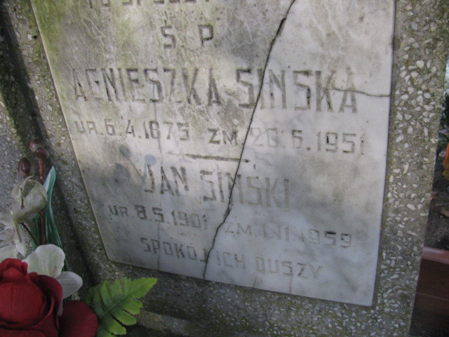 Grób Agnieszka Sinska