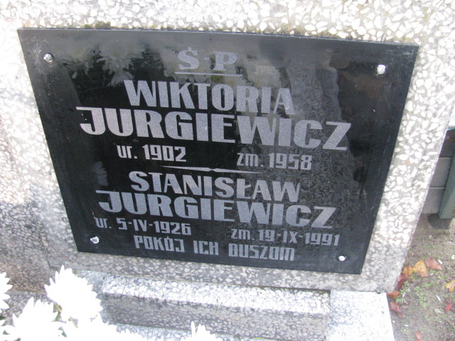 Stanisław Jurgiewicz 1926 Słubice - Grobonet - Wyszukiwarka osób pochowanych