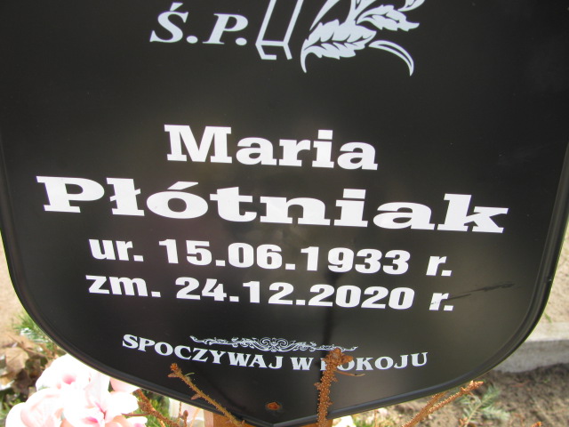 Grób Stanisław Płótniak