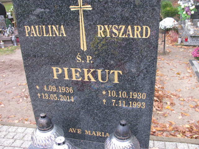 Ryszard Piekut 1930 Słubice - Grobonet - Wyszukiwarka osób pochowanych