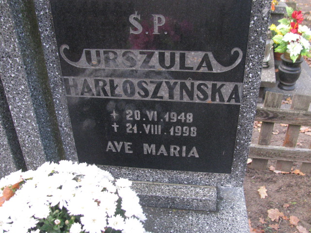 Grób Urszula Harłoszyńska