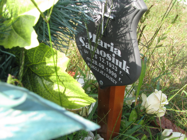 Maria Samosiuk 1933 Słubice - Grobonet - Wyszukiwarka osób pochowanych