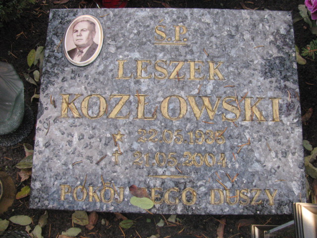 Leszek Marian Kozłowski 1935 Słubice - Grobonet - Wyszukiwarka osób pochowanych