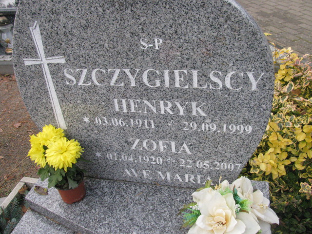 Zofia Szczygielska  1920 Słubice - Grobonet - Wyszukiwarka osób pochowanych