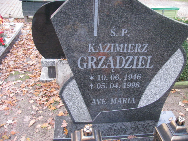 Kazimierz Franciszek Grządziel 1946 Słubice - Grobonet - Wyszukiwarka osób pochowanych