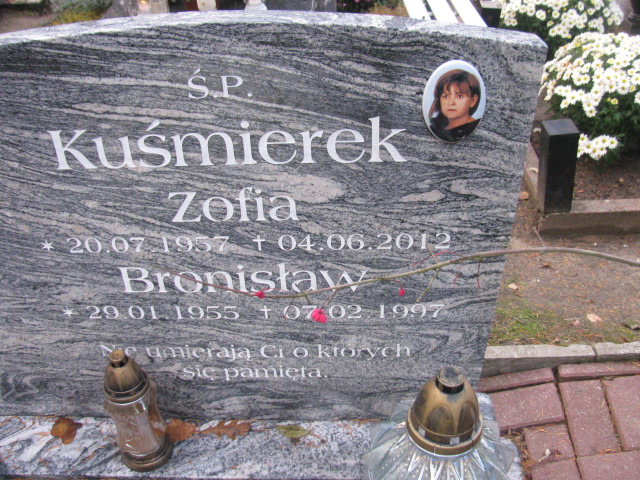 Bronisław Kuśmierek 1955 Słubice - Grobonet - Wyszukiwarka osób pochowanych