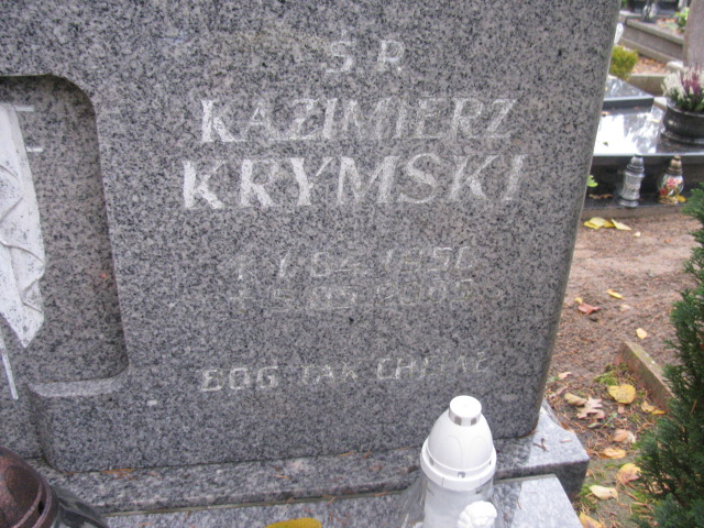 Kazimierz Szczepan Krymski 1950 Słubice - Grobonet - Wyszukiwarka osób pochowanych