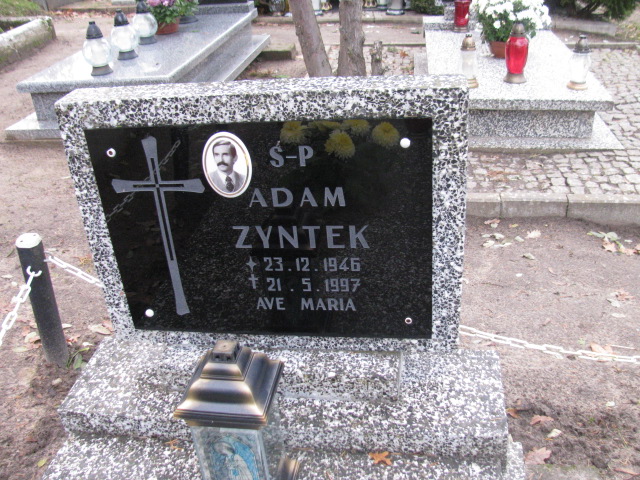 Adam Zdzisław Zyntek 1946 Słubice - Grobonet - Wyszukiwarka osób pochowanych