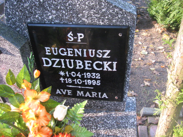 Eugeniusz Dziubecki 1932 Słubice - Grobonet - Wyszukiwarka osób pochowanych