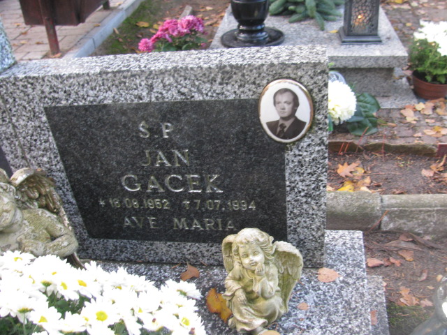 Jan Gacek 1952 Słubice - Grobonet - Wyszukiwarka osób pochowanych
