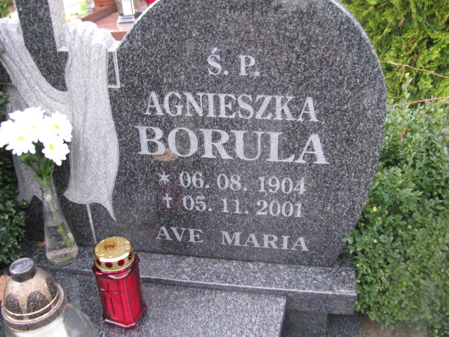 Grób Agnieszka Borula
