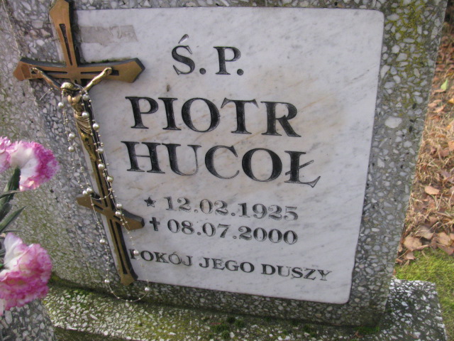 Piotr Hucoł 1925 Słubice - Grobonet - Wyszukiwarka osób pochowanych