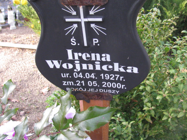 Irena Wojnicka 1927 Słubice - Grobonet - Wyszukiwarka osób pochowanych