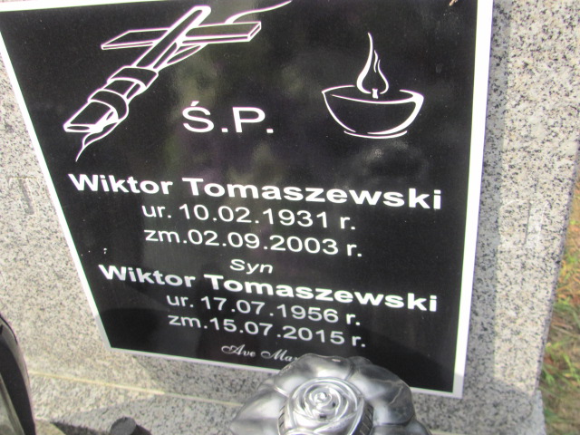 Wiktor Tomaszewski 1956 Słubice - Grobonet - Wyszukiwarka osób pochowanych