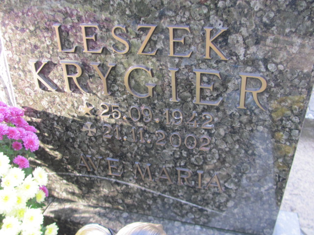 Leszek Krygier 1942 Słubice - Grobonet - Wyszukiwarka osób pochowanych