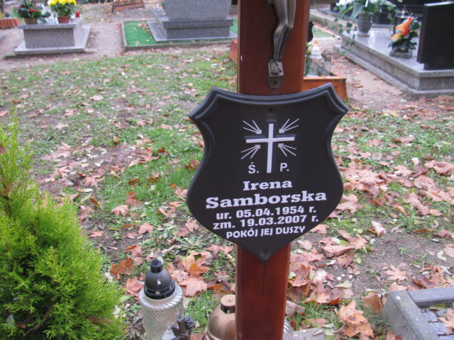 Irena Zofia Samborska 1945 Słubice - Grobonet - Wyszukiwarka osób pochowanych
