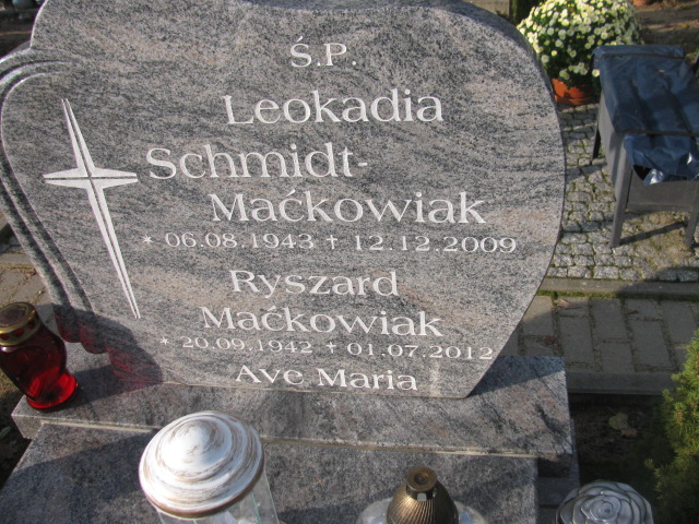 Ryszard Maćkowiak 1942 Słubice - Grobonet - Wyszukiwarka osób pochowanych