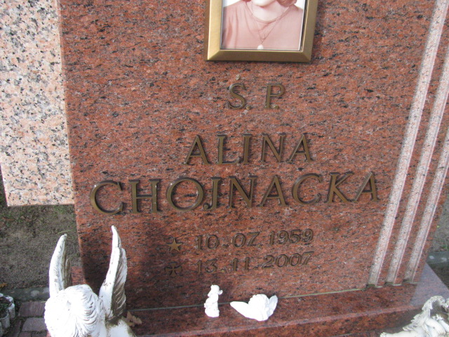 Alina Chojnacka 1959 Słubice - Grobonet - Wyszukiwarka osób pochowanych