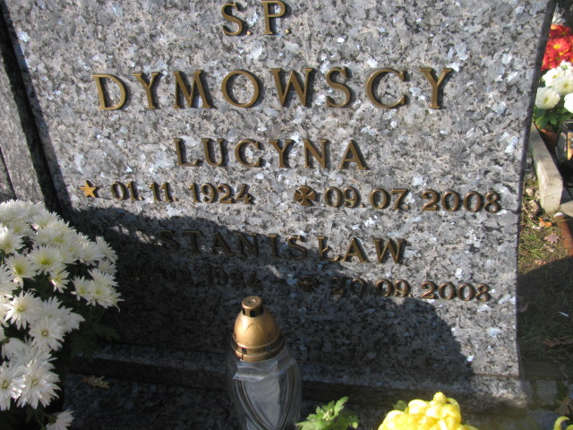 Stanisław Walenty Dymowski 1924 Słubice - Grobonet - Wyszukiwarka osób pochowanych