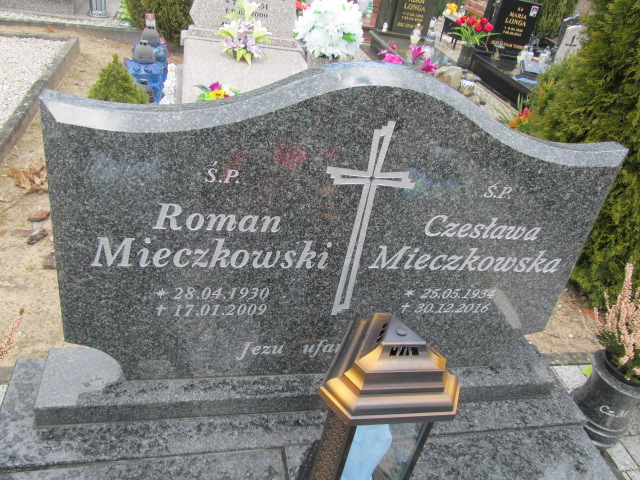 Roman Mieczkowski 1930 Słubice - Grobonet - Wyszukiwarka osób pochowanych