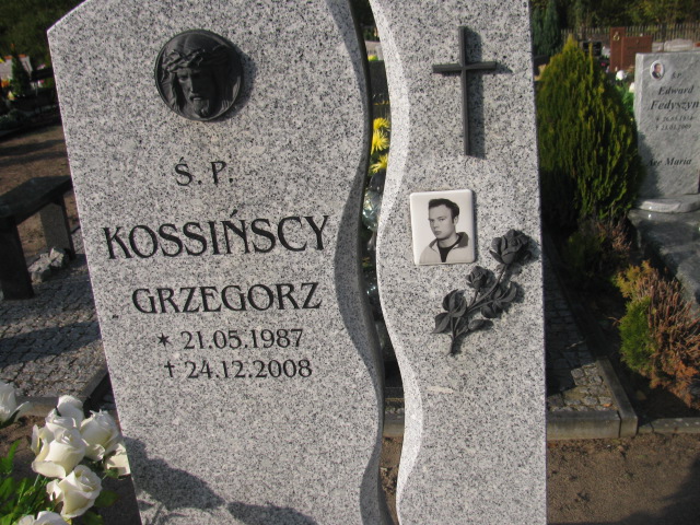 Grzegorz Kossiński  1987 Słubice - Grobonet - Wyszukiwarka osób pochowanych