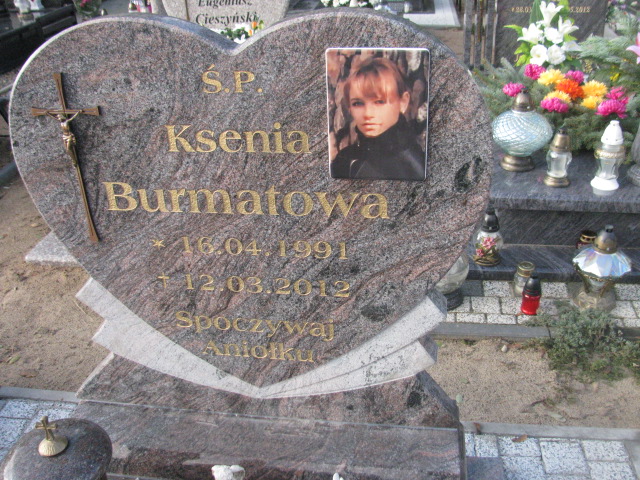 Ksenia Burmatowa 1991 Słubice - Grobonet - Wyszukiwarka osób pochowanych