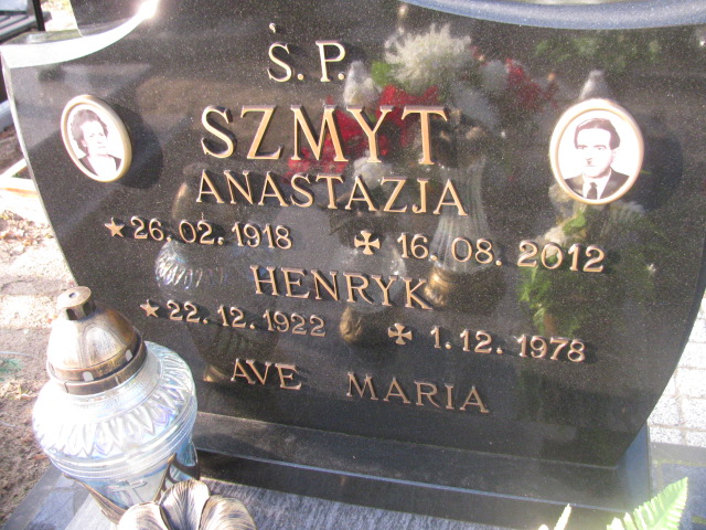 Anastazja Szmyt 1918 Słubice - Grobonet - Wyszukiwarka osób pochowanych