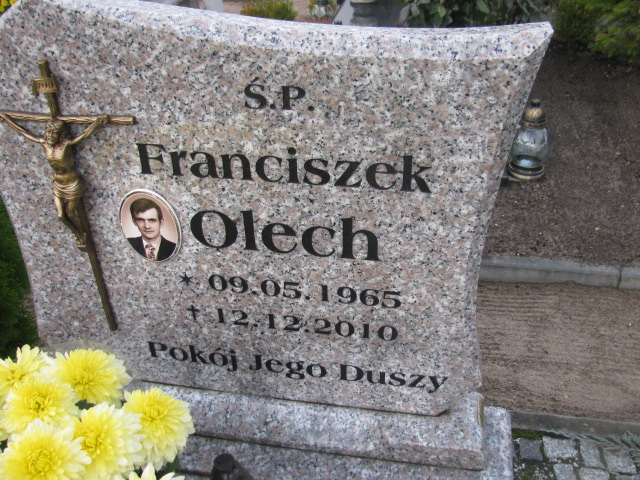 Franciszek Olech  1965 Słubice - Grobonet - Wyszukiwarka osób pochowanych