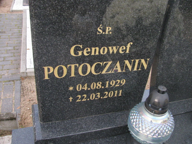 Genowef Potoczanin 1929 Słubice - Grobonet - Wyszukiwarka osób pochowanych