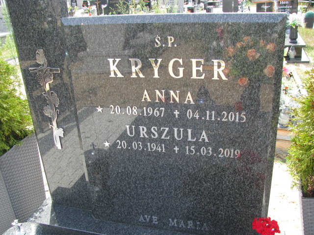 Grób Urszula Kryger