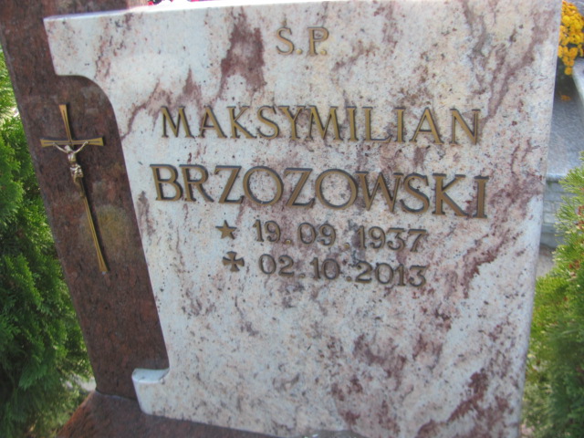 Maksymilian Brzozowski 1937 Słubice - Grobonet - Wyszukiwarka osób pochowanych