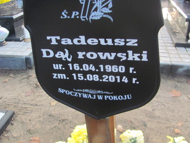 Tadeusz Dąbrowski 1960 Słubice - Grobonet - Wyszukiwarka osób pochowanych