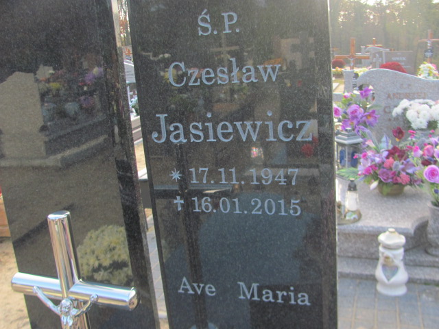 Czesław Jasiewicz 1947 Słubice - Grobonet - Wyszukiwarka osób pochowanych