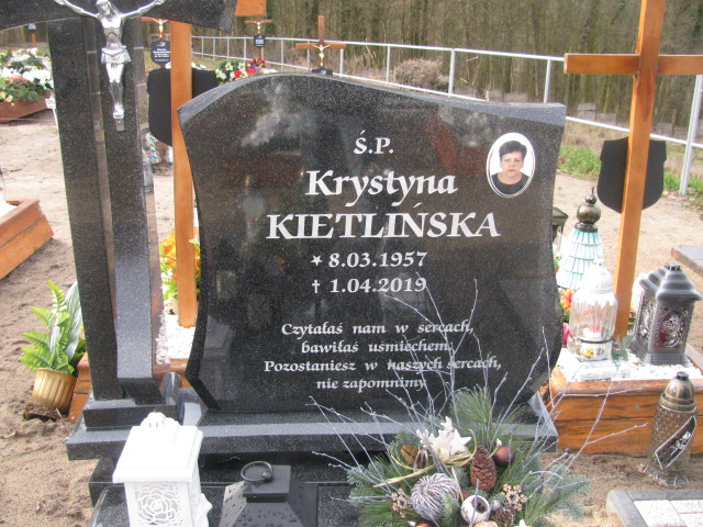 Krystyna Kietlińska  1957 Słubice - Grobonet - Wyszukiwarka osób pochowanych