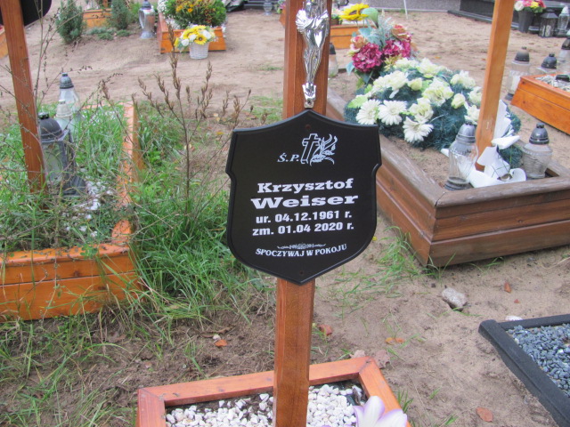 Krzysztof Weiser 1961 Słubice - Grobonet - Wyszukiwarka osób pochowanych