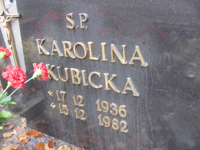 Karolina Kubicka 1936 Słubice - Grobonet - Wyszukiwarka osób pochowanych