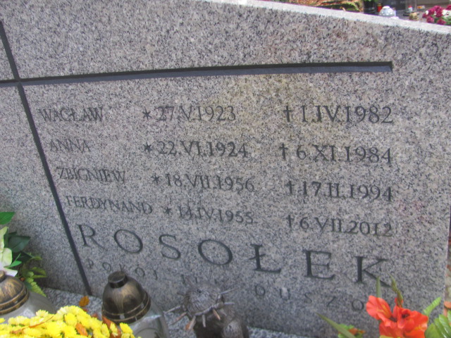 Wacław Rosołek 1923 Słubice - Grobonet - Wyszukiwarka osób pochowanych