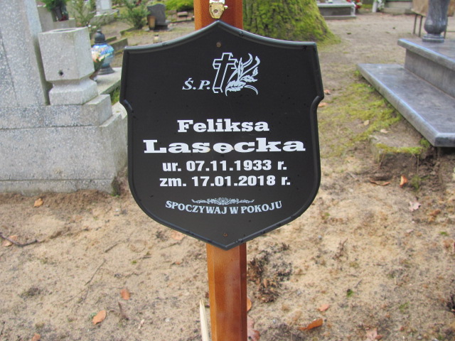 Feliksa Lasecka 1933 Słubice - Grobonet - Wyszukiwarka osób pochowanych